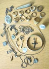 Mixed Lot Mostly Sterling Silver Jewelry Sold AS-IS for Scrap
