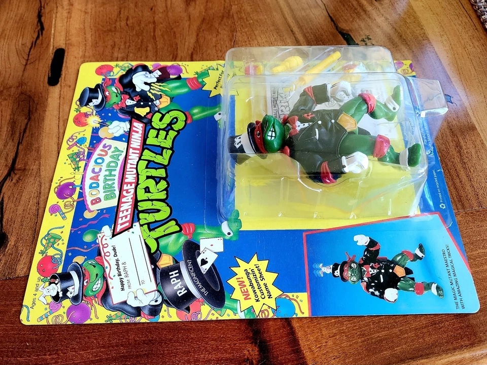 Raph El Magnífico 1992 Vintage TMNT Bodacious Fiesta de Cumpleaños Foto 3 de 4