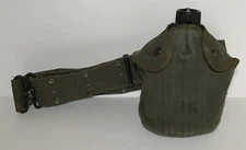 US Military Equipment Web Gear Belt Canteen Pouch & Swanson 1945 Canteen Alice