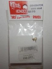 Cal-Scale HO Scale Brass Generator Loco Light #GE-213 190-213 NIP