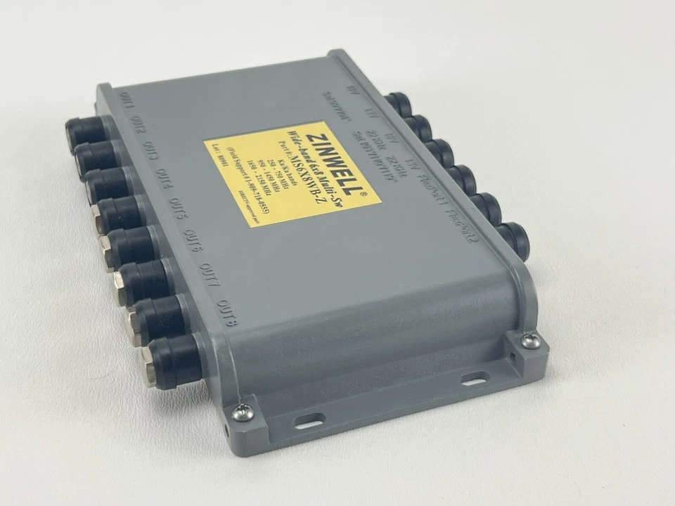 Zinwell MS6X8WB-Z Wide Band 6x8 Multi Switch Ka/Ku WB68 Directv Receiver, USED - Image 2 of 4