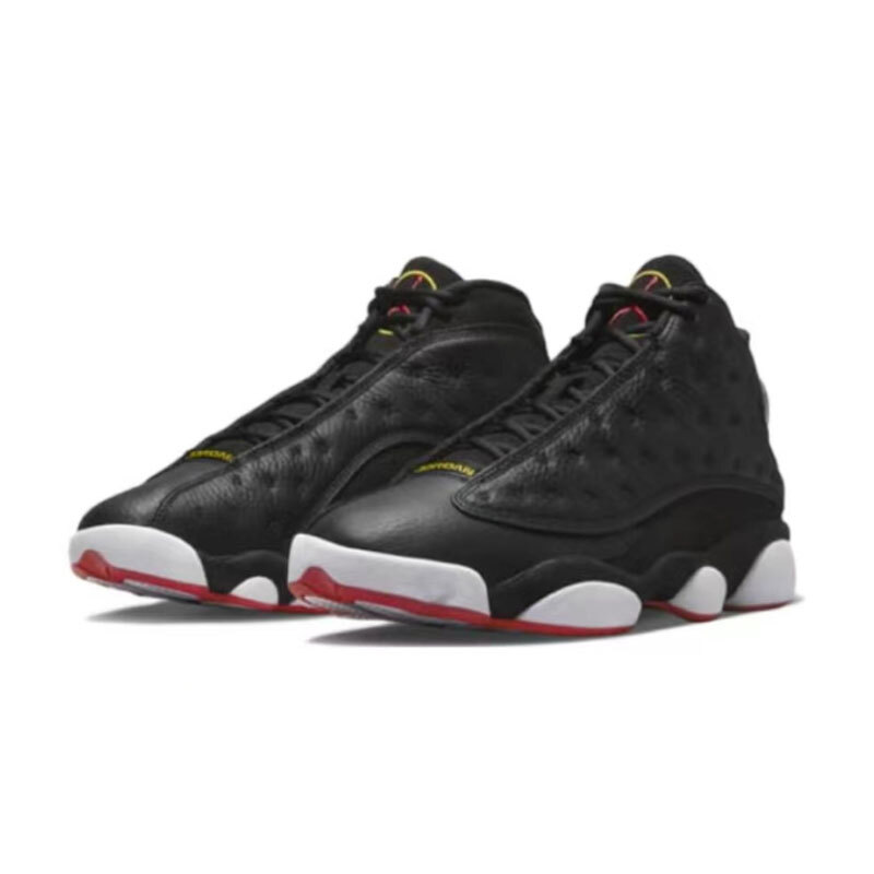 Air Jordan AJ 13 XIII PLAYOFF Retro (GS) Black/True Red-White