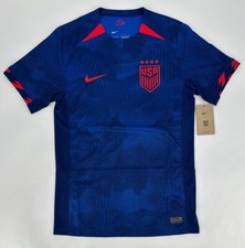Nike USA Jersey Mens Small USMNT Soccer 2023 4 Stars Blue Retro Y2K DR3971-406