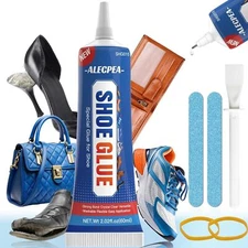 Shoe Glue Sole Repair Kit, Shoe Repair Adhesive, Super Glue for Sneakers, Boots,