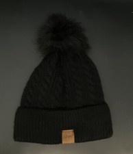 Alepo Winter Pom Pom Beanie Hat Warm Fleece Lined Chunky Style Large