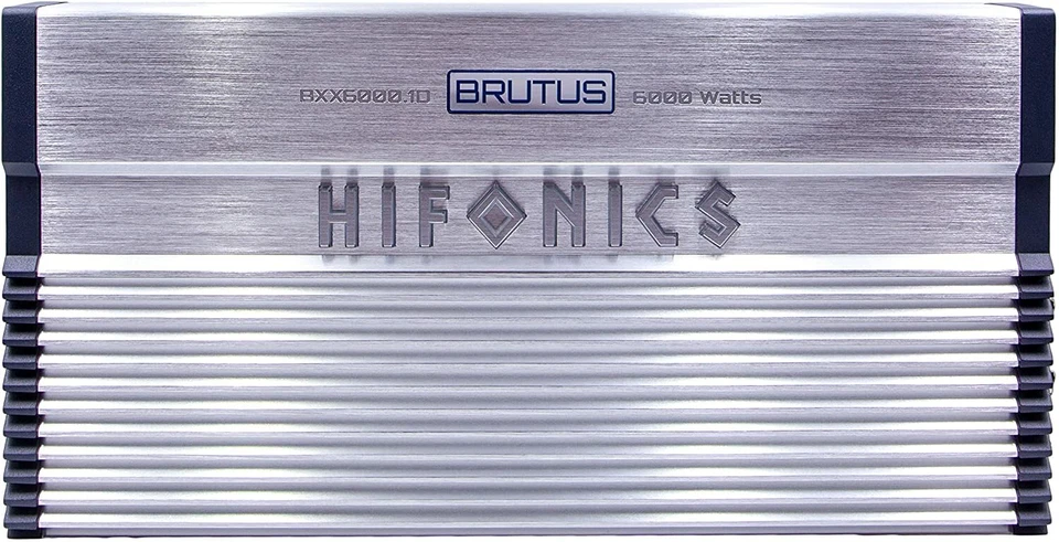 Hifonics BXX6000.1D 6000 瓦 RMS 1 Ch 单锁 D 级 Brutus 汽车放大器 — 第 3/4 张图片
