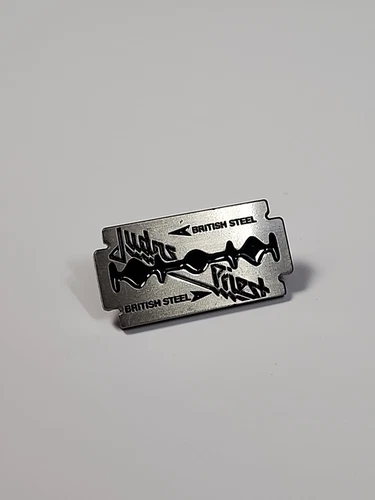 Judas Priest British Steel Lapel Pin English Heavy Metal Band