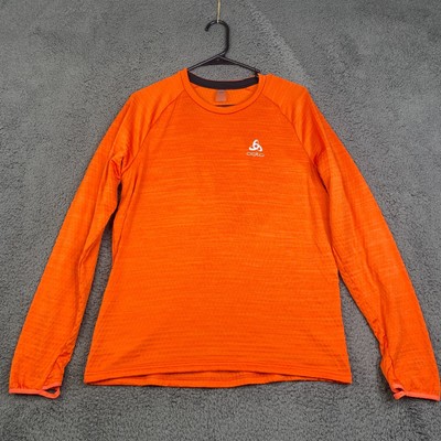 Odlo The Run Easy Warm mid layer Orange Size Large Style 313612