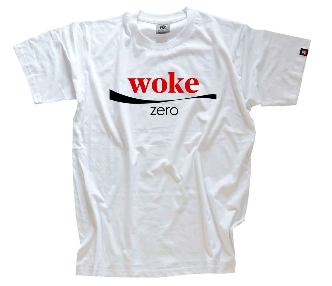 Moollyfox Woke Zero Men's T-Shirt - Ironic Design Anti-Woke - Foto 6