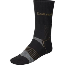 Seeland Field Coolmax Sock 2-Pack Ankle Boot Socks - Black/Dark Grey