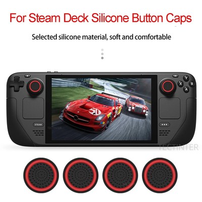 2 Stück Joystick Thumbstick Thumb Grip Silikon Kappen für Steam Deck