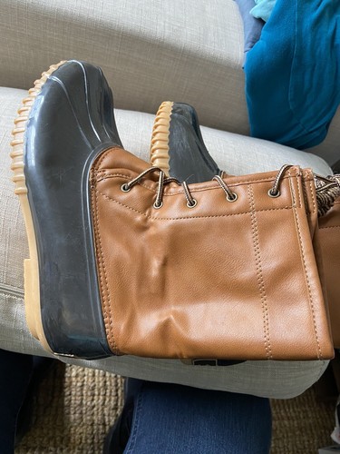 The Original Duck Boot By Sporto Arianna Tan Brown Womens Size 10 BIN1 - Picture 2 of 5