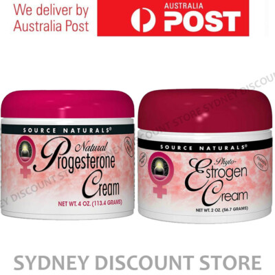 Source Naturals Natural Progesterone Cream + Phyto-Estrogen Cream
