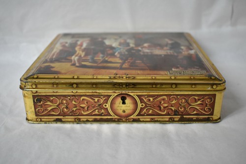 boite ancienne biscuits Saint Michel tableau XIX ème vintage 1960 - Imagen 3 de 8