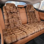 Car Auto Winter Thick Warm Fluffy Fox Front Rear Back Seat Cushion Pad Universal