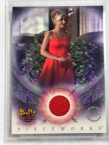 2004 Inkworks BUFFY THE VAMPIRE SLAYER Sarah Michelle Gellar BGS 9 Red Dress PW6 - Picture 11 of 22