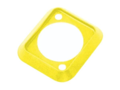 Neutrik SCDP-4 Yellow Color Coded Sealing Gasket for D-size Chassis Connectors