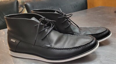Size 11.5 Calvin Klein Kenleys Mens Ankle boots Shoes Used In Great Condition 