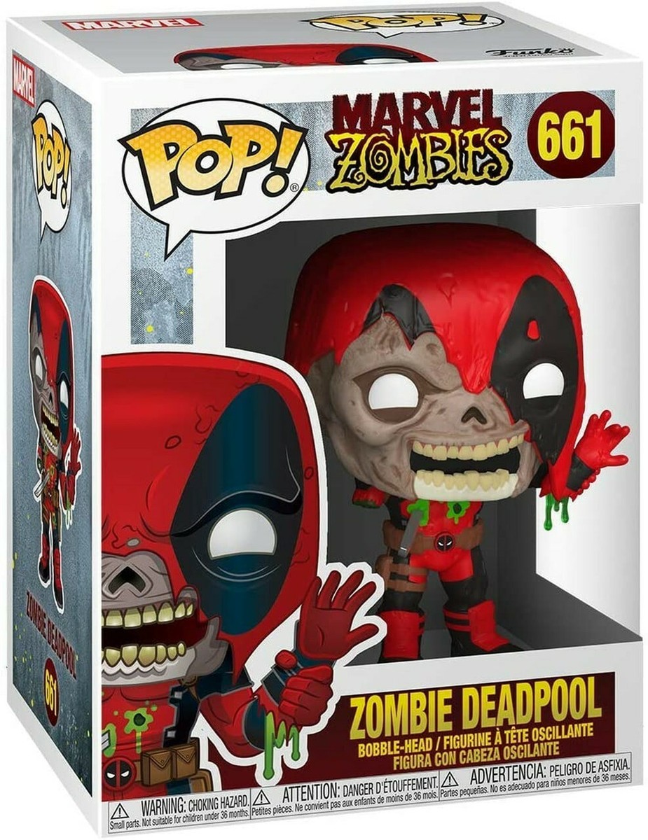 Funko Pop! Marvel: Zombies Set of 4 - Deadpool, Wolverine