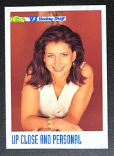 1993 Classic Draft Manon Rheaume NHL Up Close PROMO CARD - No Blue Foil - No #