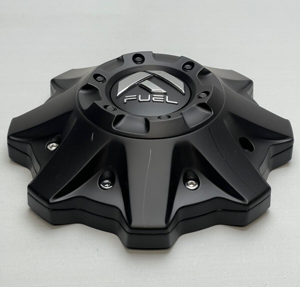 *USED Fuel Matte Black Wheel Center Cap SCREWS NOT INCLUDED 1002-53-B ...