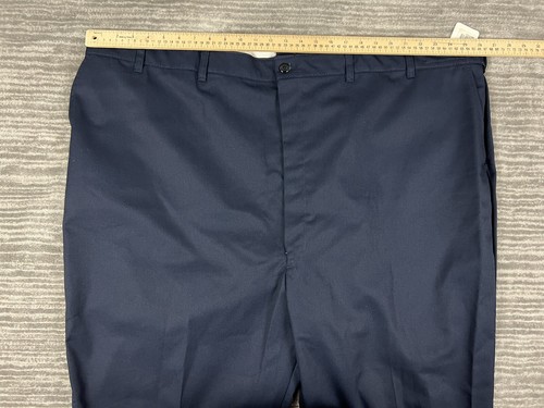 Red Kap Work Pants Mens Blue 54x36 PT20NV9 Raw Hem - Picture 4 of 12