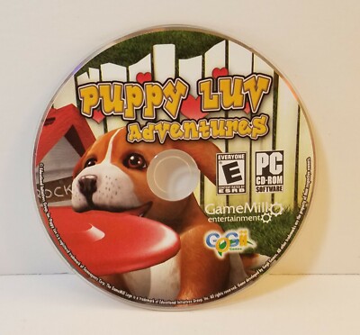 Puppy Luv Adventures PC CD-Rom Windows virtual pet game