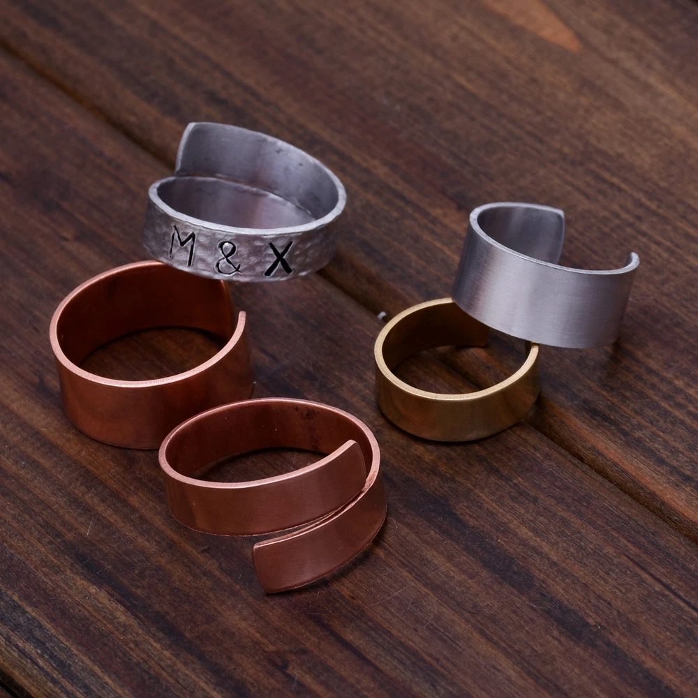Copper shop ring blanks
