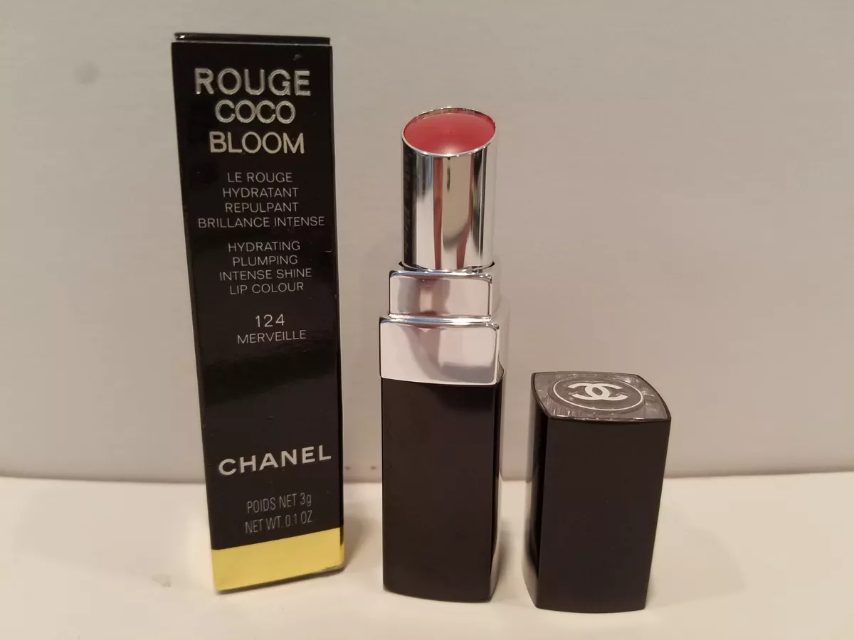 Chanel Merveille (124) Rouge Coco Bloom Lip Colour Dupes & Swatch  Comparisons