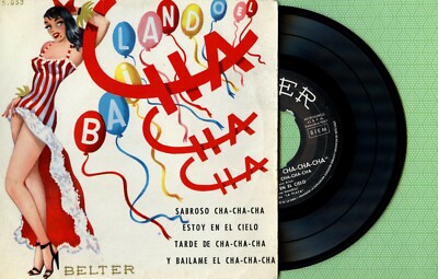 LA PLAYA SEXTET / sexteto Bailando Cha Cha Cha / BELTER 50.053 Spain 1956 EP VG