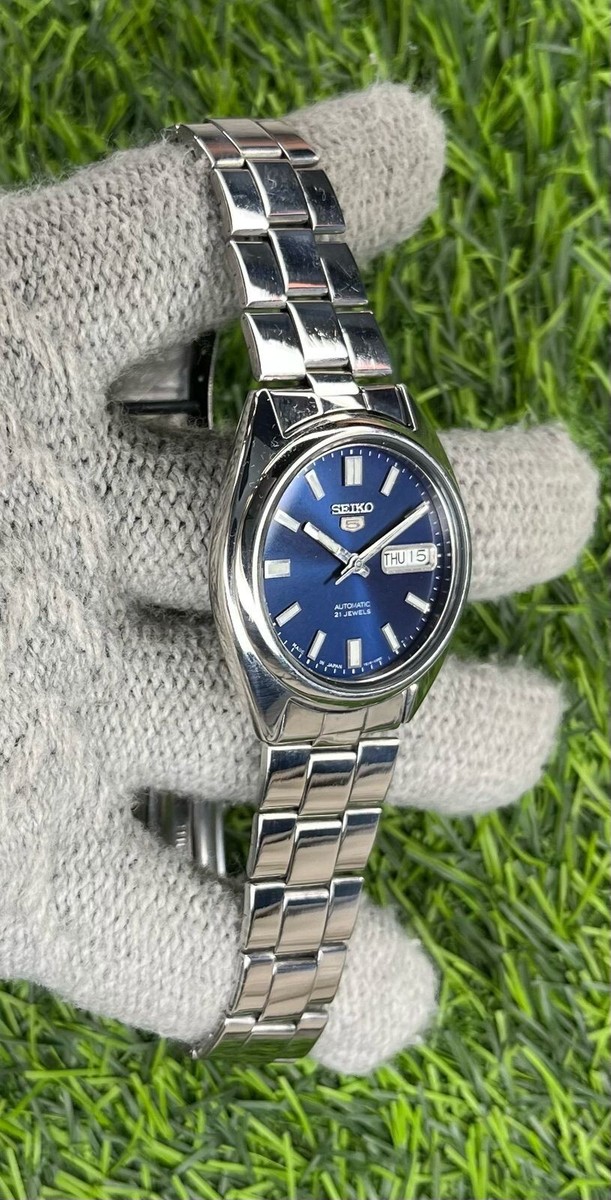 Seiko 5 Automatic 7s26-3040 Blue Dail | eBay