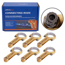 Biella stelo ad H titanio per Porsche 911 2.0 2.2 H6 anno 63-71 con ARP 2000