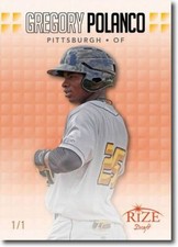 GREGORY POLANCO 2013 Rize Rookie ORANGE Paragon RC 1/1