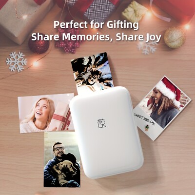 Mini HD Wireless Portable Photo Printer-Smartphone Wireless IOS/Android devices