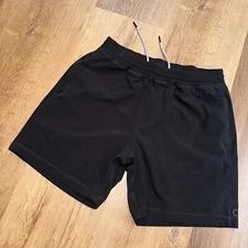 Chubbies Sport Shorts Mens Medium 6.5" Athletic Stretch Compression Liner Black