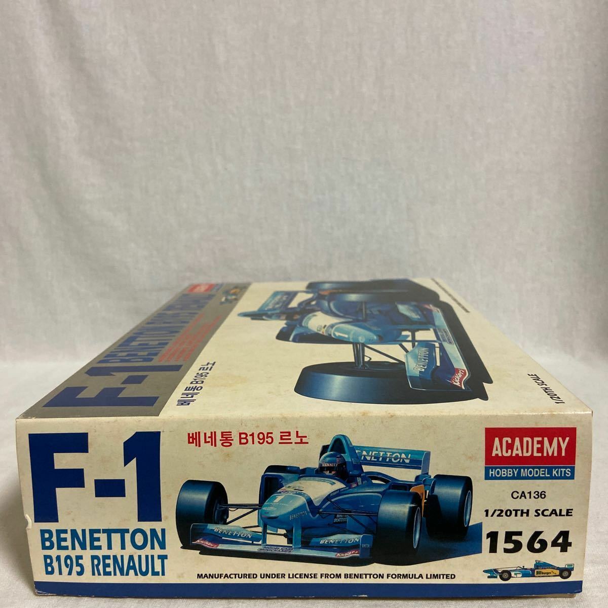 アカデミー 1/20 ベネトン B195 ルノー [1564] プラモデル