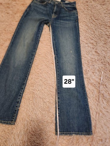 NILI LOTAN Boot Cut Jeans Classic Wash Light Distress Size 25 - Picture 10 of 11