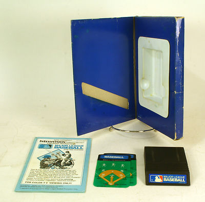Jeu Intellivision Major League Baseball Vintage Boîte D'origine Testé