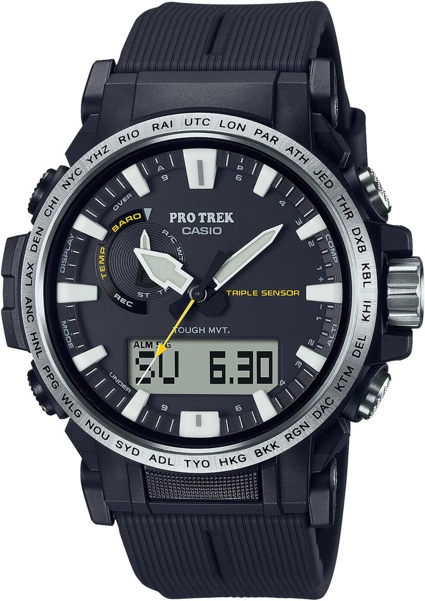 【美品】CASIO PROTREK PRW-61Y-1BJF Casio Men's ProTrek Climber Line PRW-61 Series PRW-61Y-1BJF