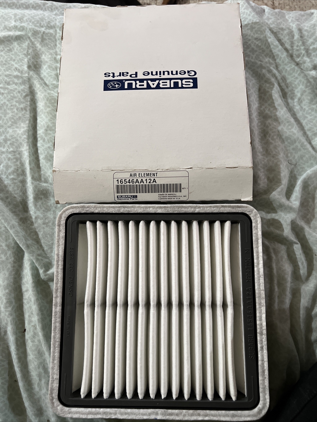 OEM Genuine Subaru Engine Air Filter Element 16546AA12A WRX OUTBACK CROSSTREK ++ - Foto 5