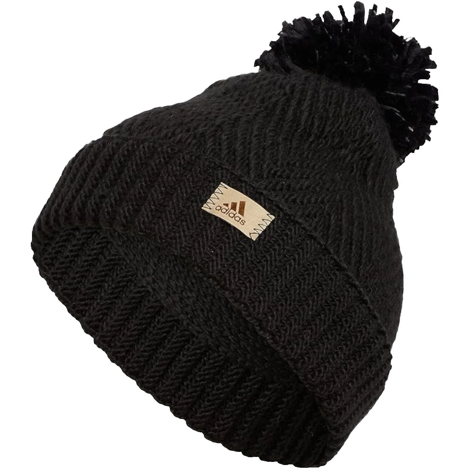 Negro 100% algodón Beanie Sombreros para De mujer