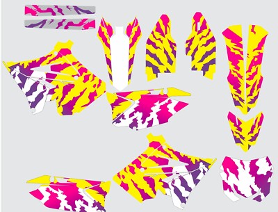 Decals for Suzuki RM250 RM 125 250 GRAPHICS 2001-2012 POLISPORT RESTYLE plastic