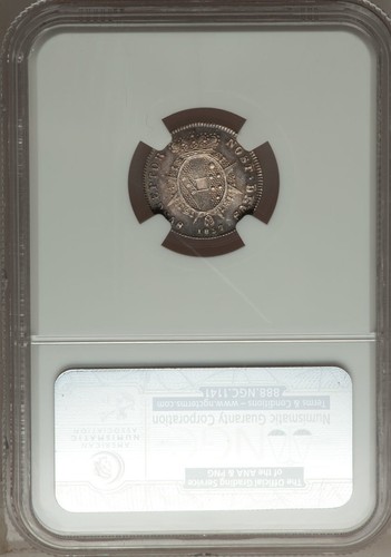 ITALY TUSCANY 1857 "MEZZO PAOLO" SILVER COIN UNCIRCULATED NGC CERTIFIED MS-64 - Picture 2 of 4