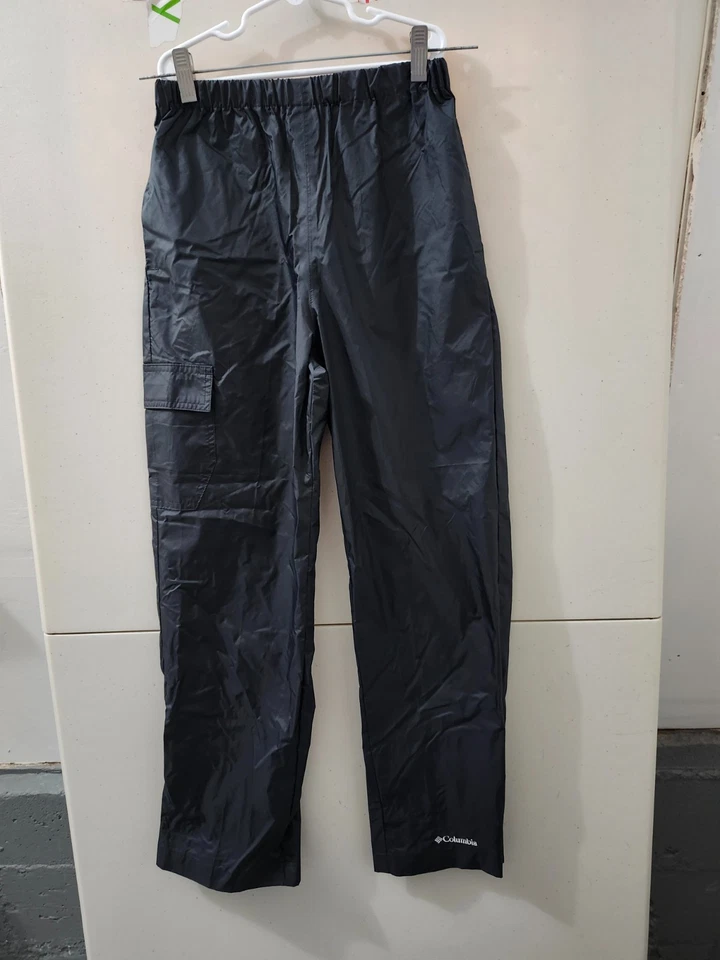Columbia Pantalones Niños M Negro Ciprés Brook Carga Lluvia Cortavientos Shell Pullon Foto 2 de 4