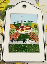 VILLEROY & BOCH Laplau DESIGN NAIF Wedding Bride & Groom CHEESE / CRACKER BOARD