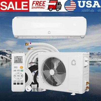  12000 BTU 19 SEER Mini Split Air Conditioner A/C Heat Pump Inverter 115V 42dB