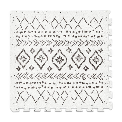 Baby Play Mat for Floor   4X6Ft Boho | Soft Non Toxic Premium EVA Foam Tiles for