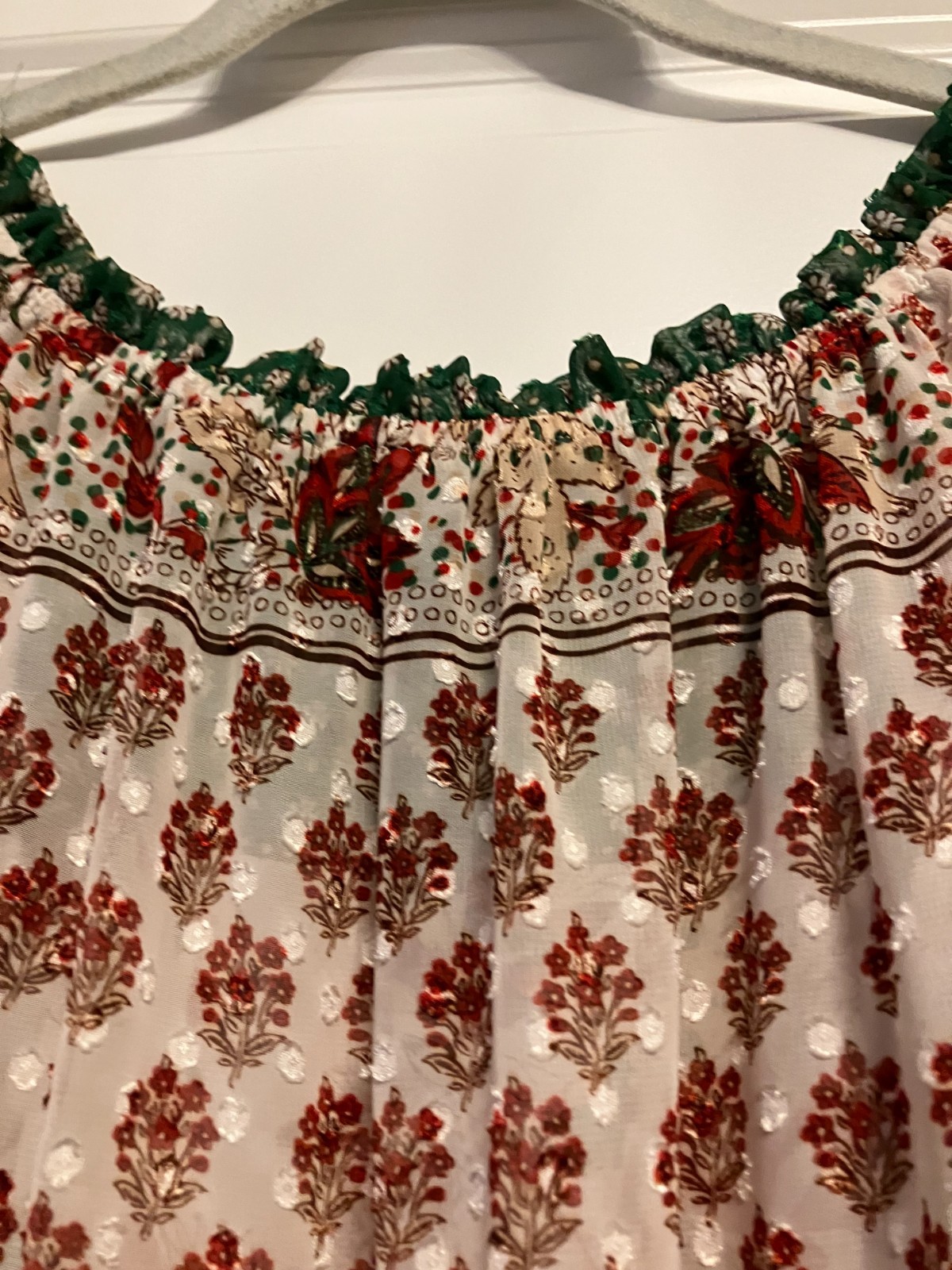ZARA Patchwork Printed Blouse  Size Small - image 4