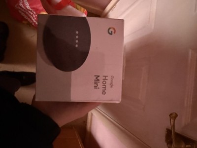 Google Home Mini Smart Assistant - Anthrazit - Brandneu