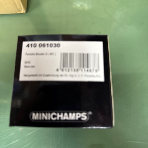 Minichamps Porsche Boxster S 981 2012 Maßstab 1:43 seltenes Modellauto - Bild 4 von 6